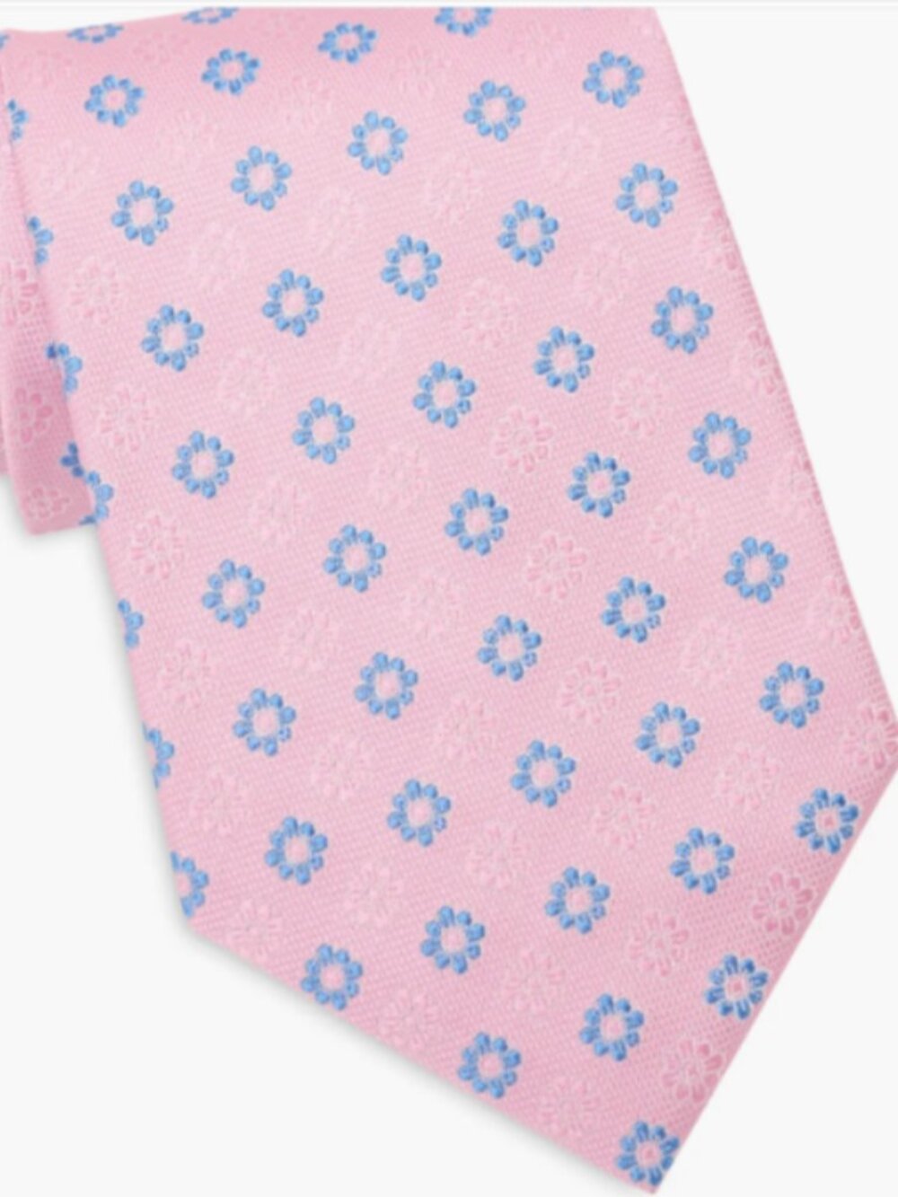 Circle Flower Petal Tie Brooks Brothers